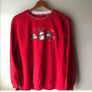 Vintage Snowman Christmas Sweater